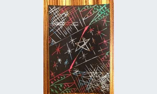 ヨコハマハンドメイドマルシェ実行委員会のスクラッチ画講座イベント