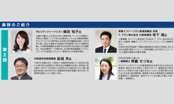 よなばる町公共交通シンポジウム／あなたの変える交通が未来を創る　第2回「コンパクトなまちを活かしたこれからの移動交通」 イベント画像2