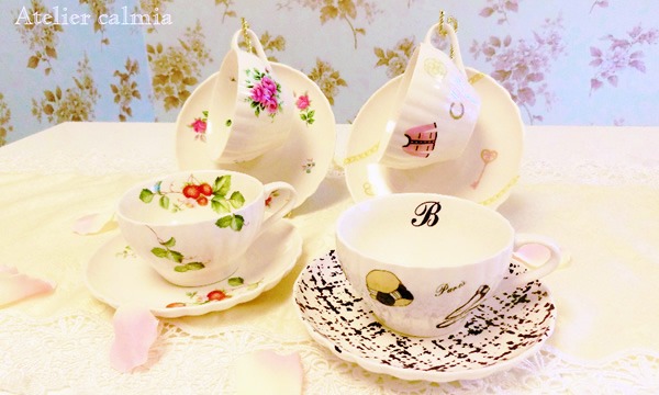 感謝の気持ちをティーカップにデザイン　ポーセラーツ講座