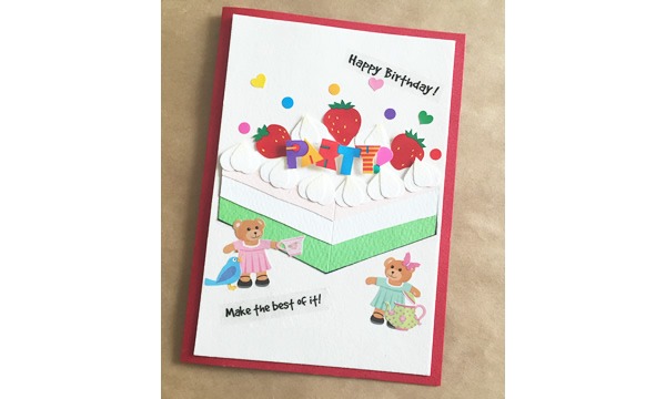 ステッカーアートで作る楽しいひな祭りカード講座