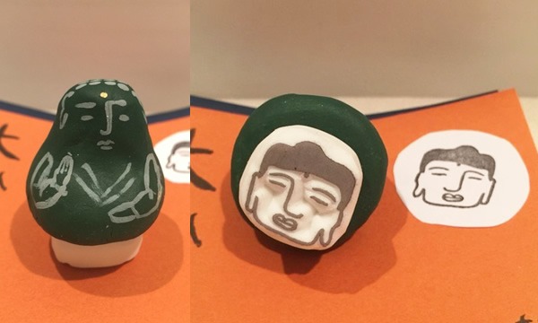 粘土と消しゴムで作る大仏様はんこ 講座