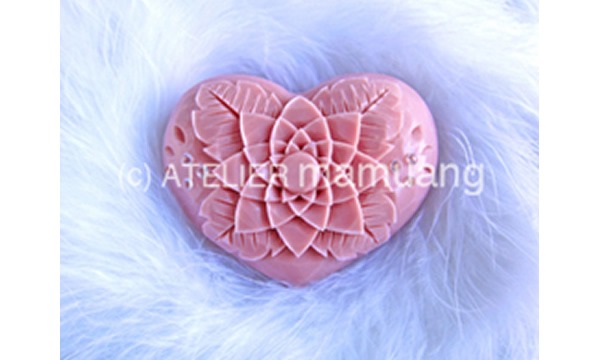 ソープカービングで作る華ハート講座