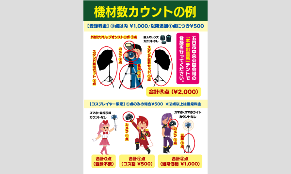 いつアニ機材登録前売券(11月１２日１７時まで) in広島イベント