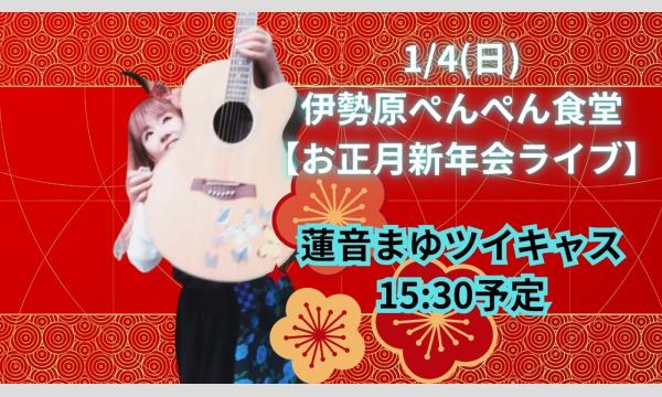 蓮音まゆの1/4(日)伊勢原ぺんぺん食堂【お正月新年会ライブ】蓮音まゆ15じ半ツイキャス録画アーカイブパスワードリターンイベント