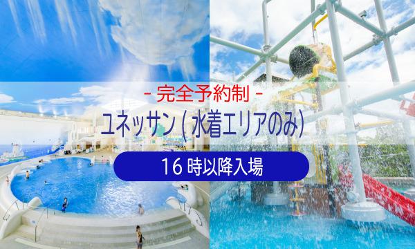 藤田観光株式会社の8月4日　日時指定チケット　ユネッサン（16時以降入場受付）イベント