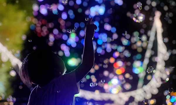 ★こどあそNight Bubble show in 各務原 学びの森★
